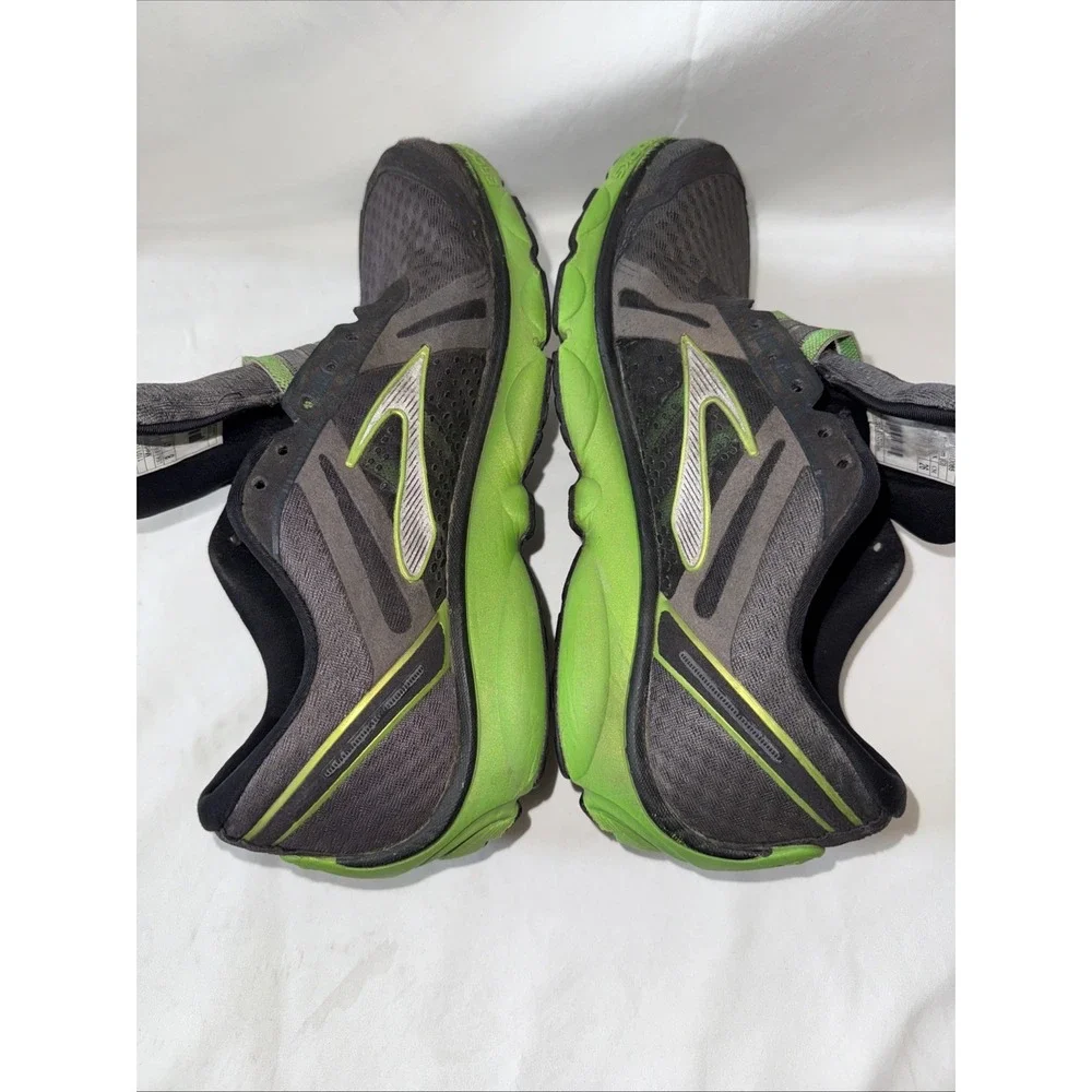 Brooks Pure Cadence Gray‎ Green Athletic Shoes Sneakers 1101101D085 Size 8